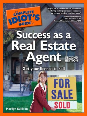 cover image of The Complete Idiot's Guide to Success as a Real Estate Agent